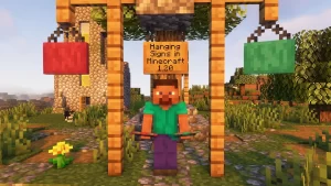 Minecraft hanging signs