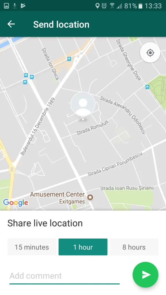 Live location sharing on gb whatsapp pro