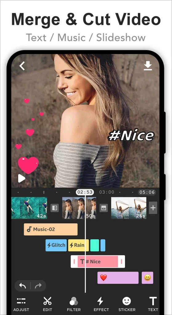 My Movie Mod APK Excellent Mixing and Editing Tools