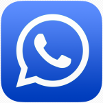 Blue Whatsapp Icon