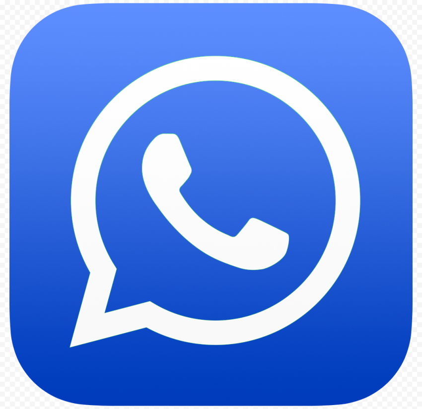 Blue Whatsapp Icon