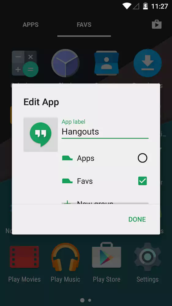 Edit App Name Nova Launcher 
