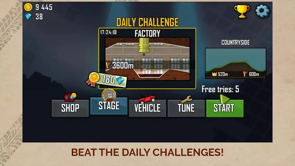 Hill Climb Racing Daily Challenges 