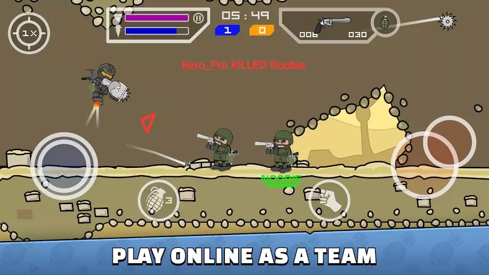Play online as a team 