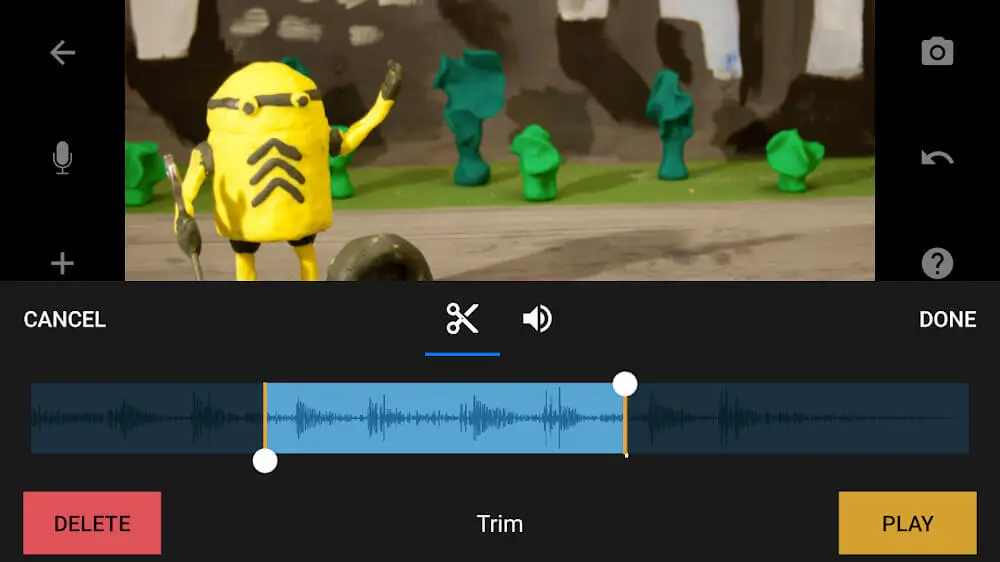 Trim Your Video in Stop Motion 