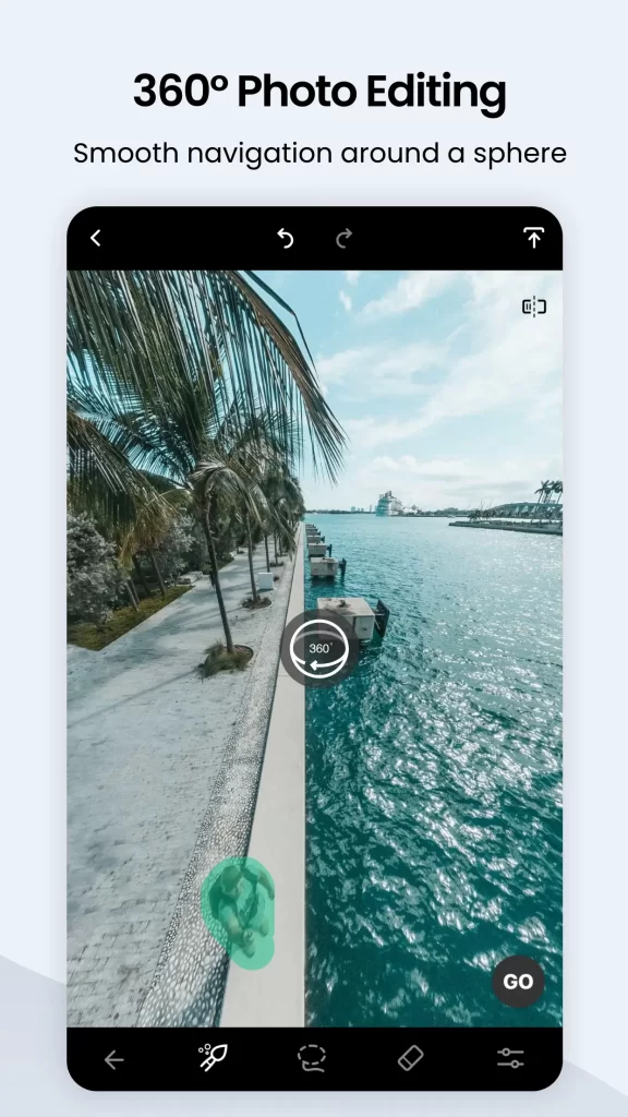 360 Photo editing in Retouch 