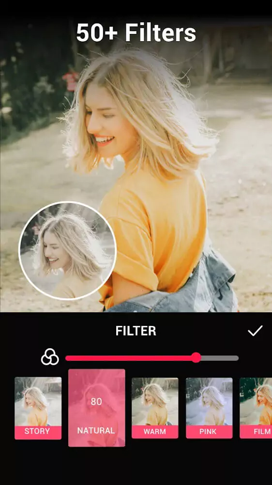 Different Filters in Video Maker Mod APk 